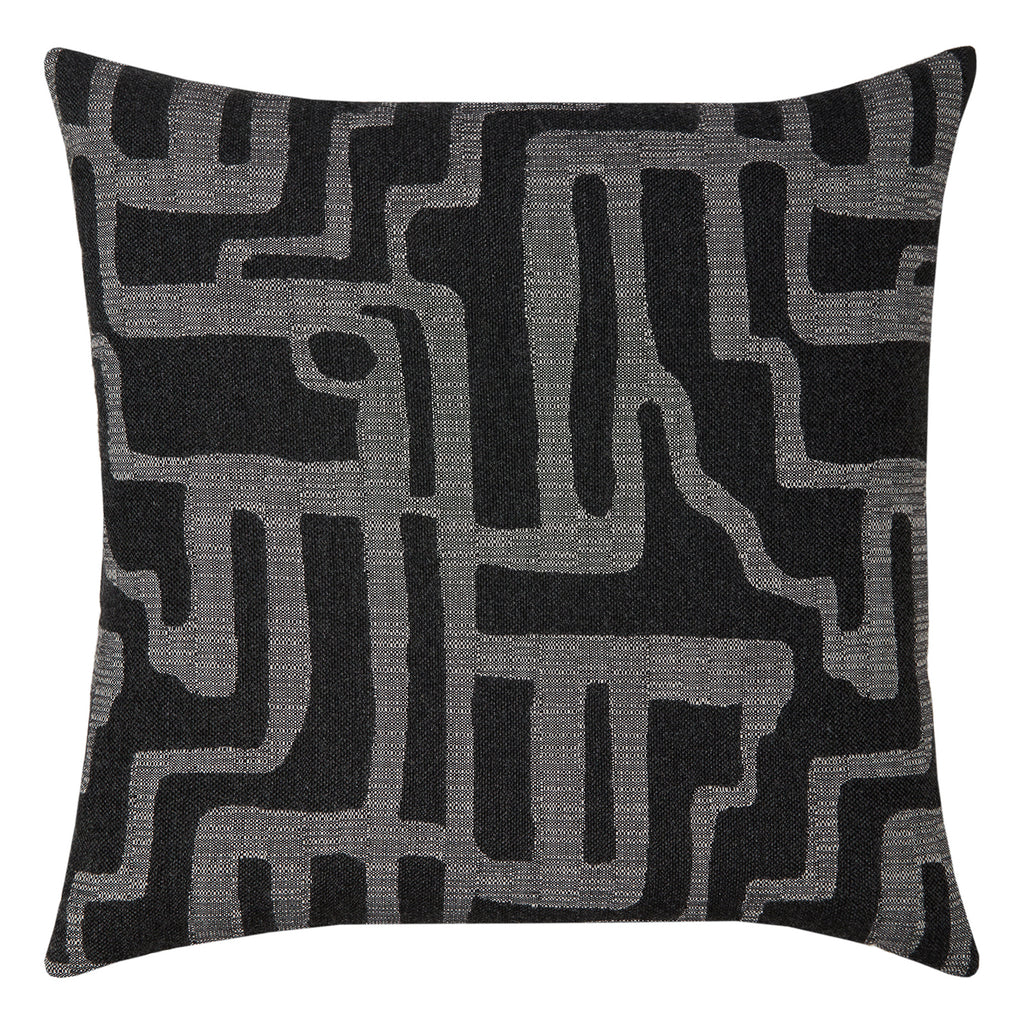 Elaine Smith 22 Square Pillow Noble Charcoal