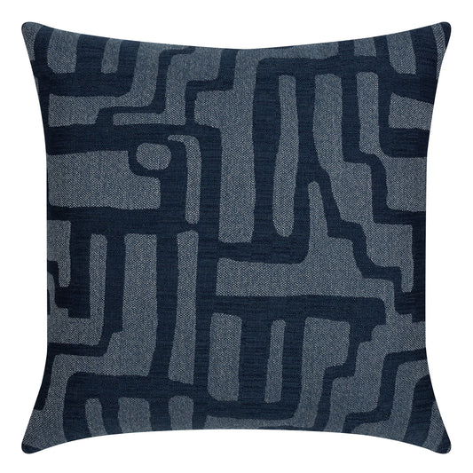 Elaine Smith 22 Square Pillow Noble Indigo