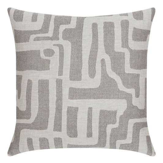 Elaine Smith 22 Square Pillow Noble Pewter