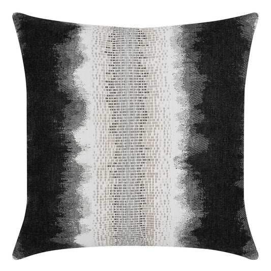 22" Square Elaine Smith Pillow  Resilience Charcoal