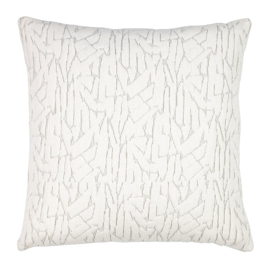 22" Square Elaine Smith Pillow  Synchronize Ivory