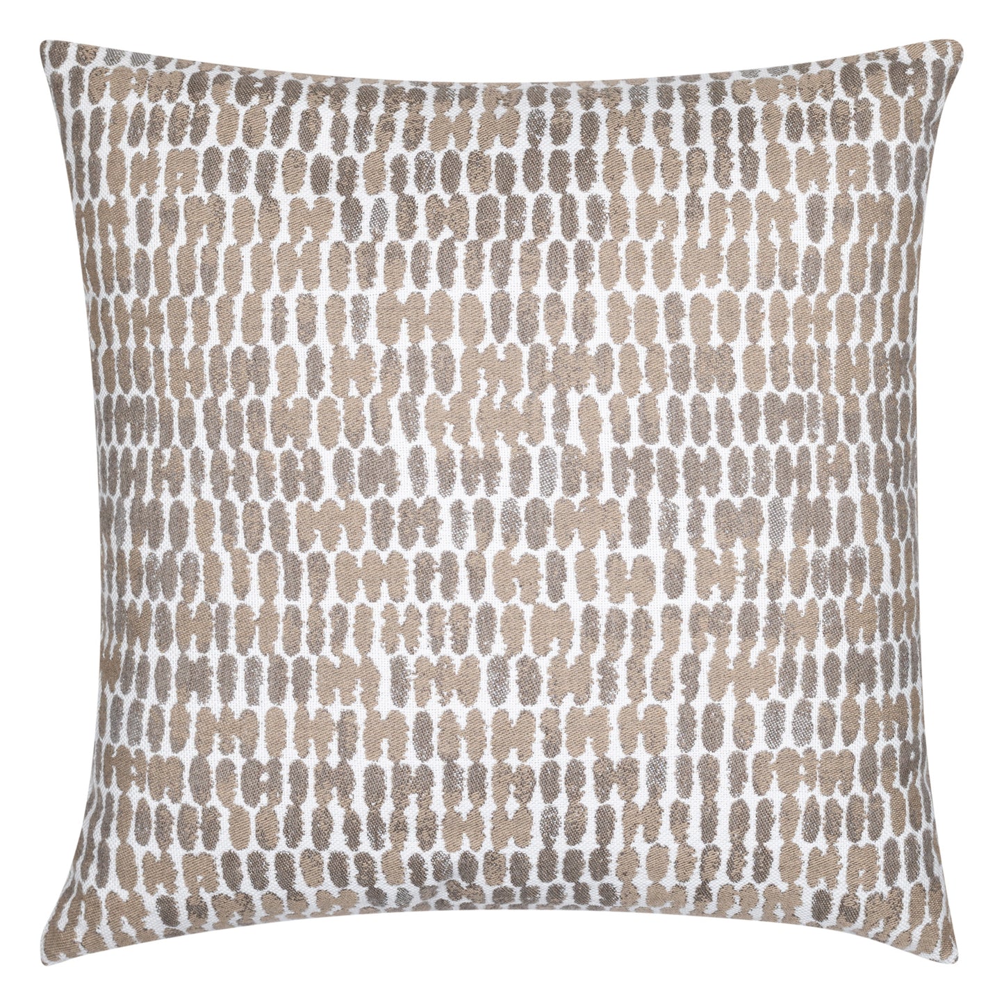 Elaine Smith 22 Square Pillow Thumbprint Latte, image 1