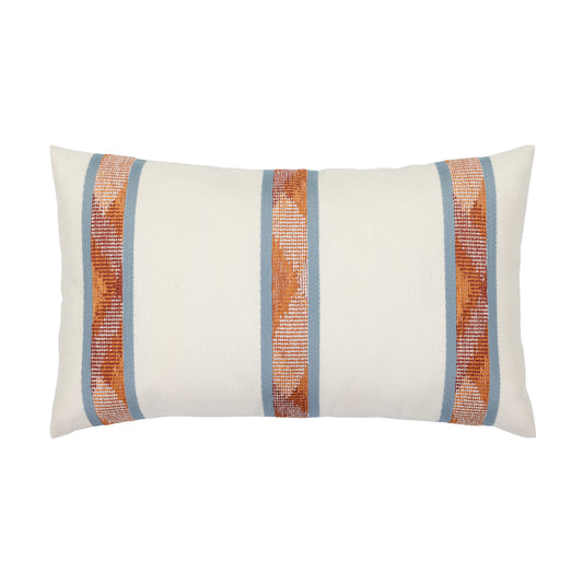 12" x 20" Elaine Smith Pillow  Batik Stripe