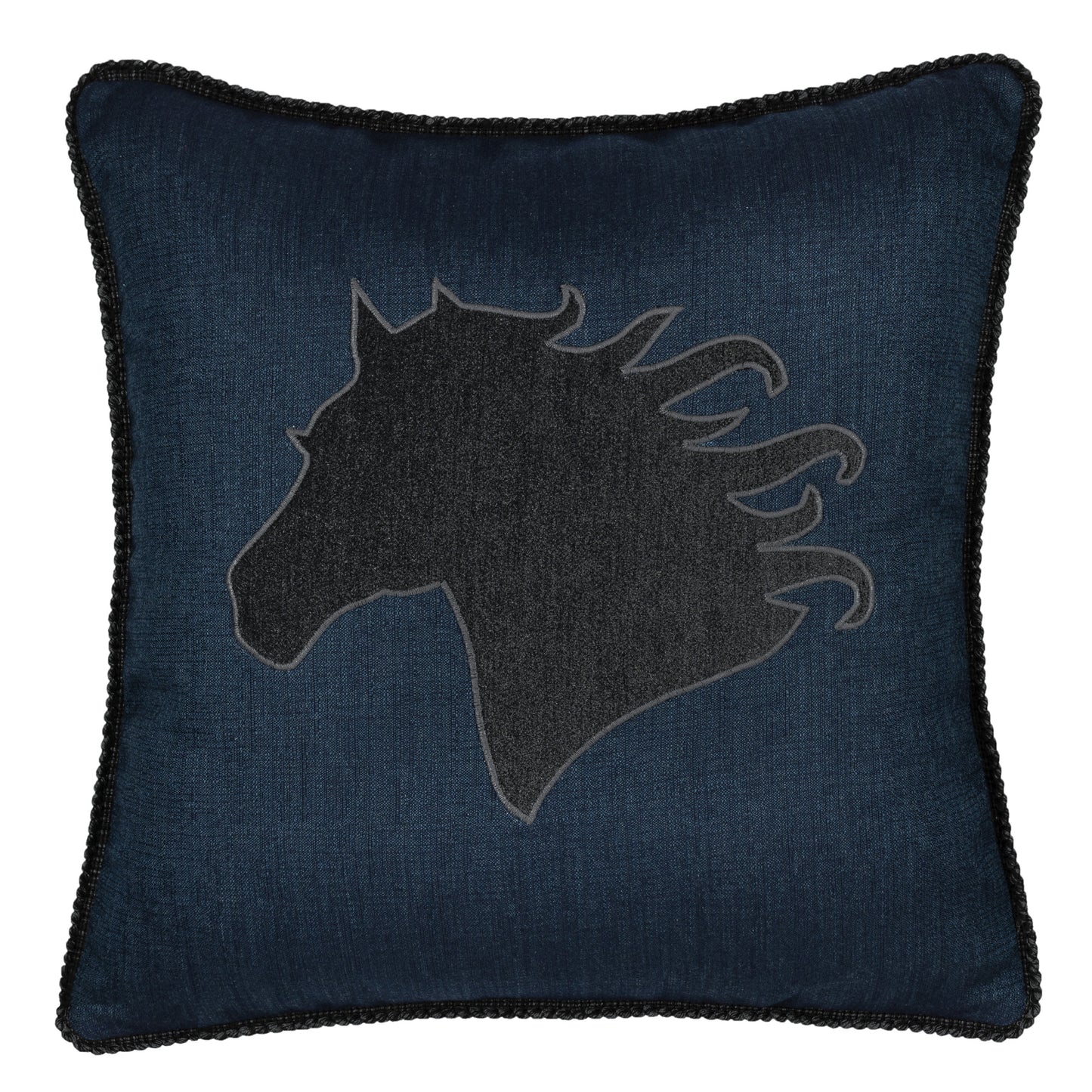 22" Square Elaine Smith Pillow Black Beauty, image 1