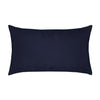 Elaine Smith Canvas Navy Lumbar Pillow