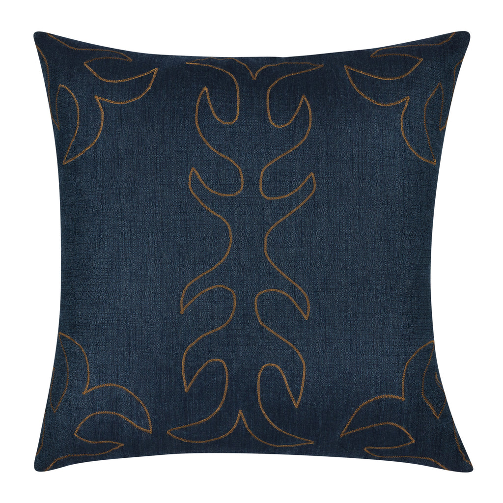 22" Square Elaine Smith Pillow Denim Days