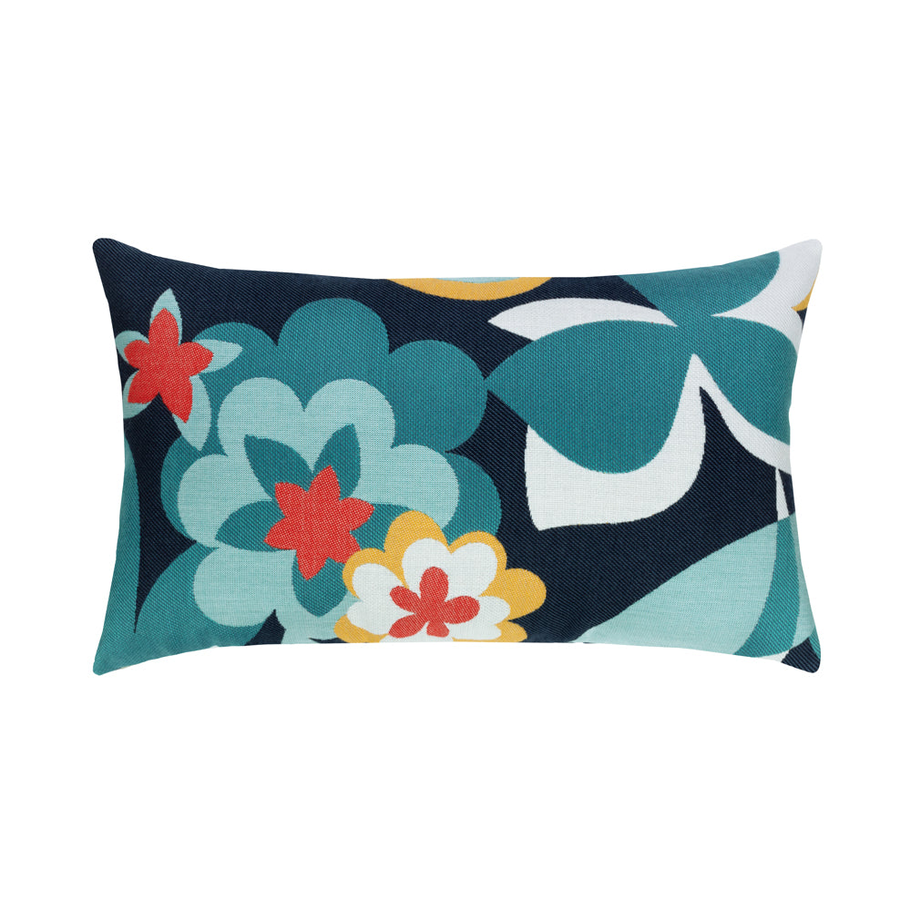 Elaine Smith Designer Lumbar Pillow Floral Impact