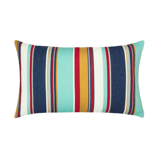 Elaine Smith Designer Lumbar Pillow Sicily Stripe