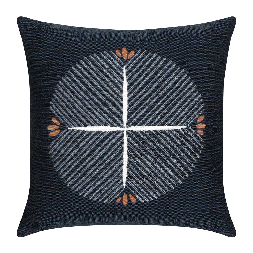 Elaine Smith Direction Indigo 20 Pillow