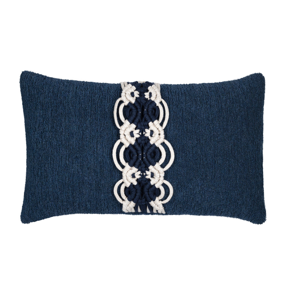 Elaine Smith Distinct Indigo Lumbar Pillow