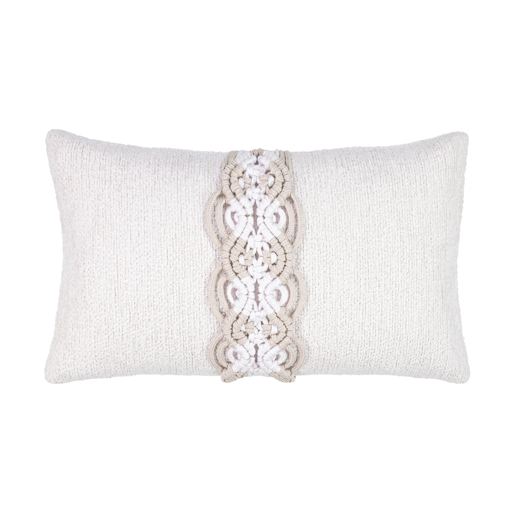 Elaine Smith Distinct Oyster Lumbar Pillow