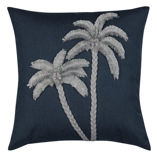 22" Square Elaine Smith Pillow Escape Gray