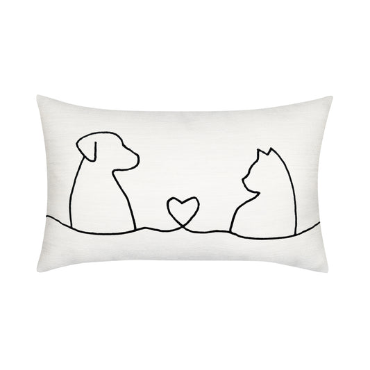 12" x 20" Elaine Smith Pillow  Faithful Friends