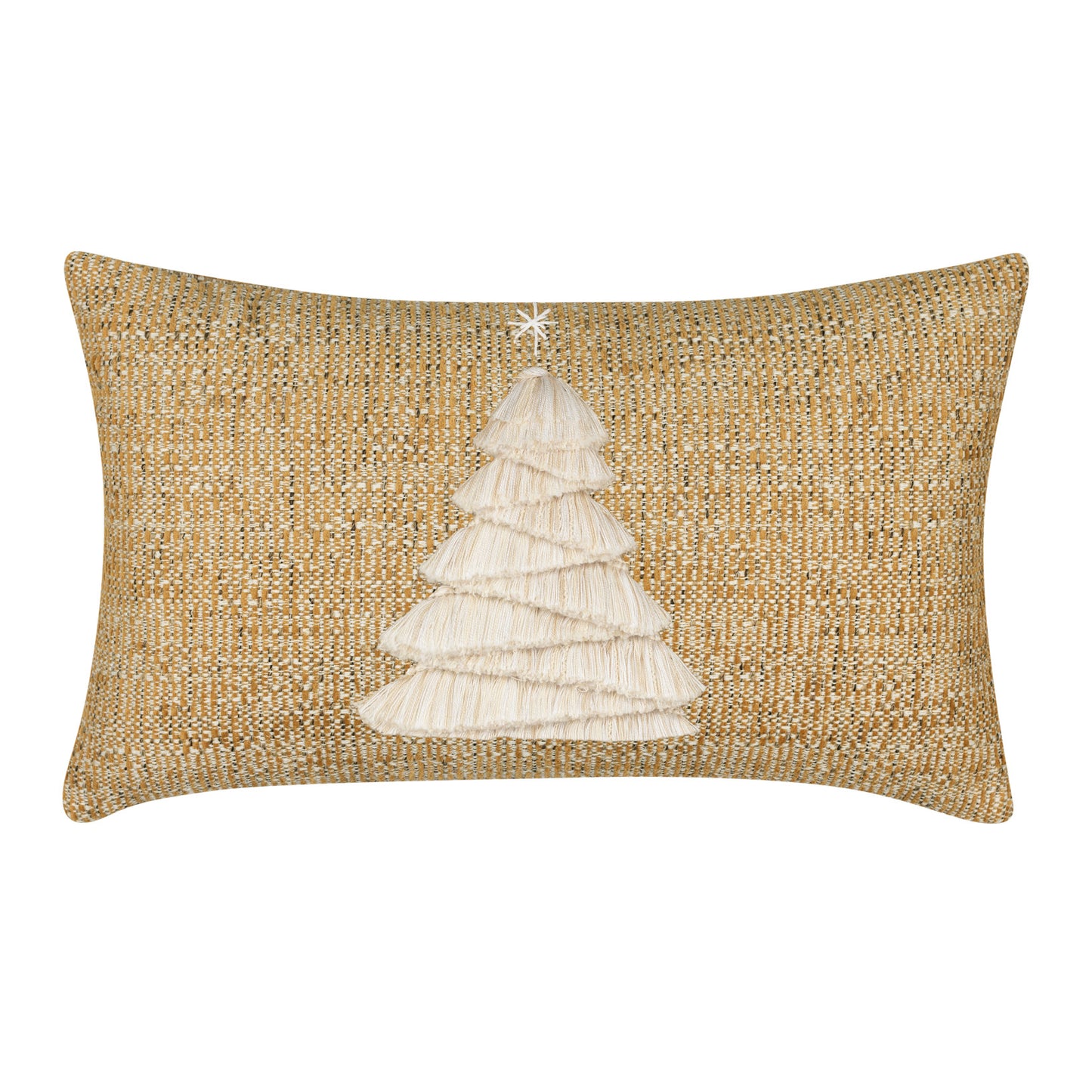 Elaine Smith Fraser Fir Golden Lumbar Pillow_8a24a117 1f6b 4c4b a23d 3d1b79f72cfc, image 1