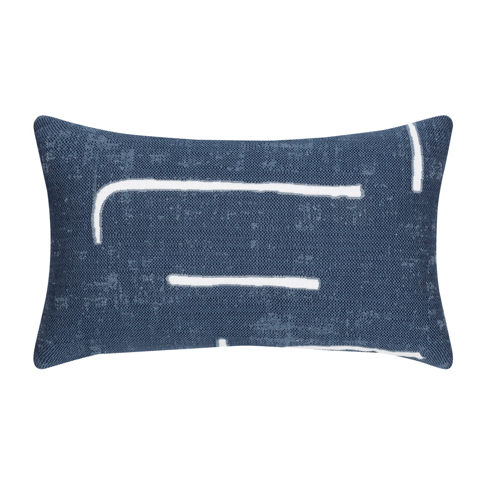 Elaine Smith Instinct Denim 12 x 20 Pillow