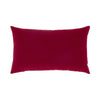 Elaine Smith Lush Velvet Lipstick Lumbar Pillow