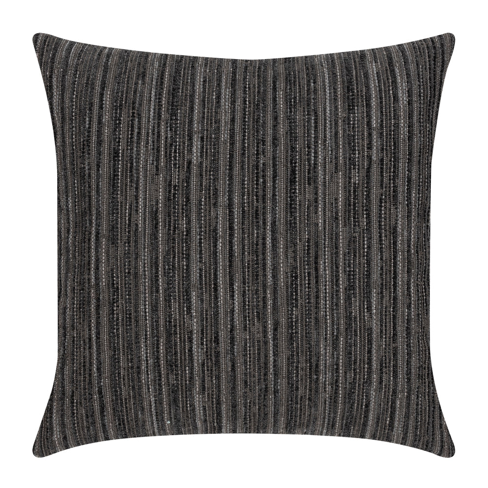 Elaine Smith Luxe Stripe Charcoal 20 Pillow