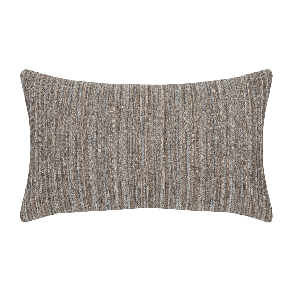 Elaine Smith Luxe Stripe Pewter 12 x 20 Pillow