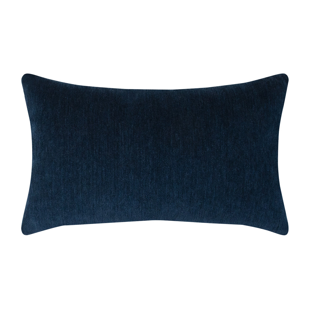 Elaine Smith Luxe Velour Indigo 12 x 20 Pillow