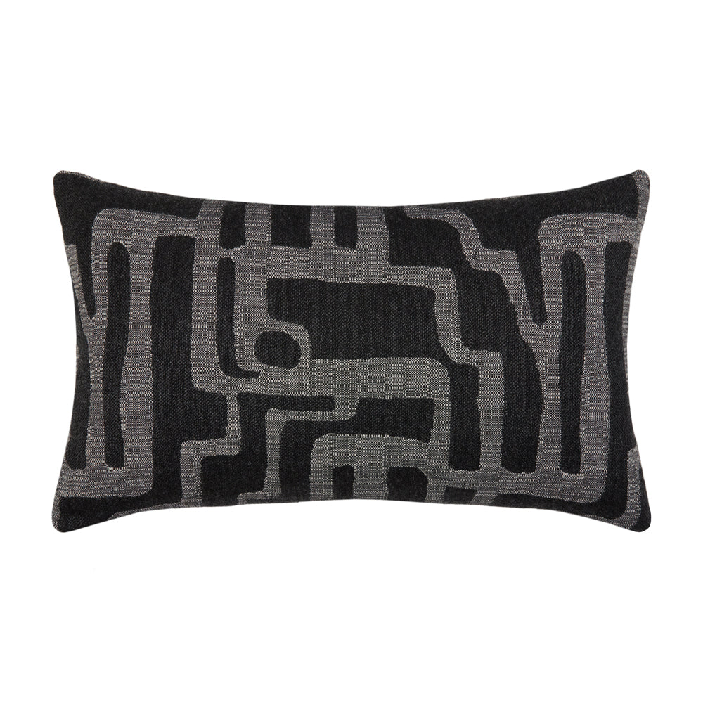 Elaine Smith Noble Charcoal 12 x 20 Pillow 1