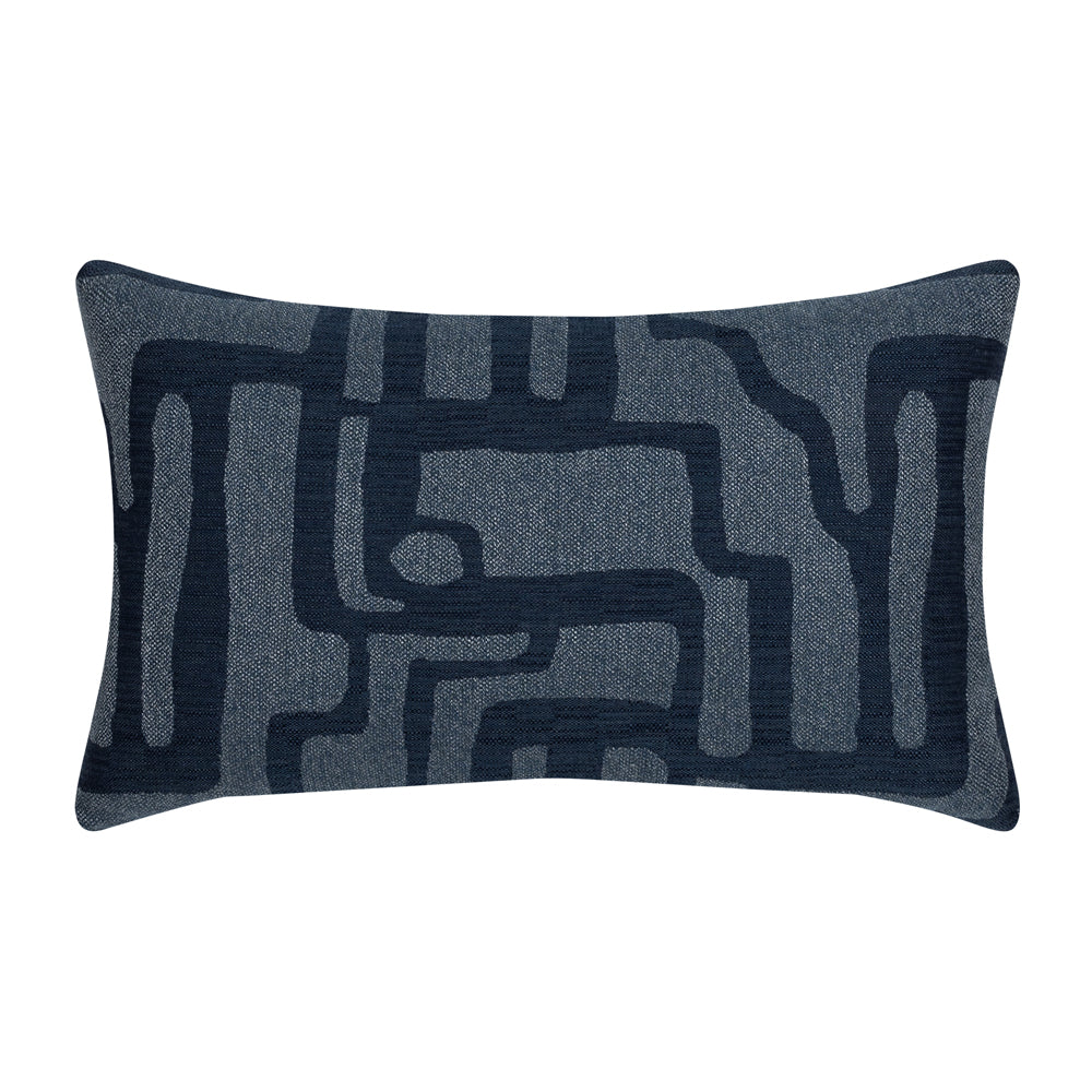 Elaine Smith Noble Indigo 12 x 20 Pillow