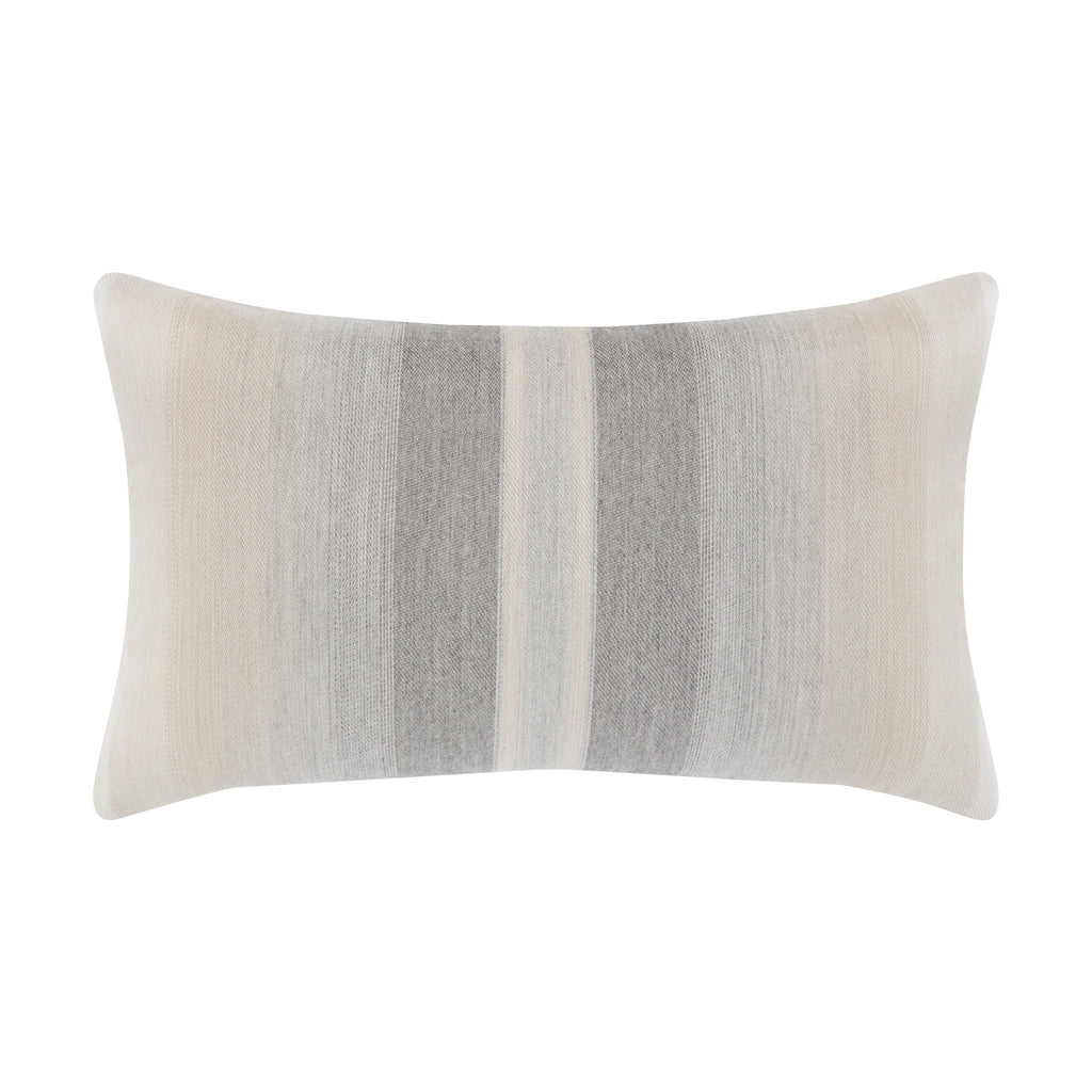 Elaine Smith Ombre Grigio Lumbar Pillow