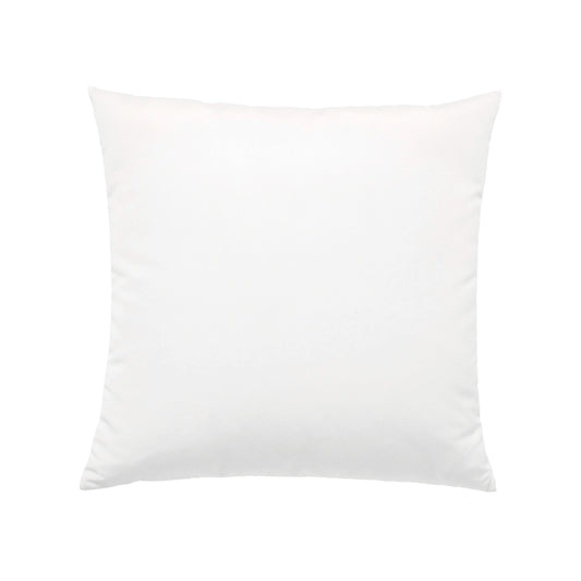 17" Square Elaine Smith Pillow  Canvas White
