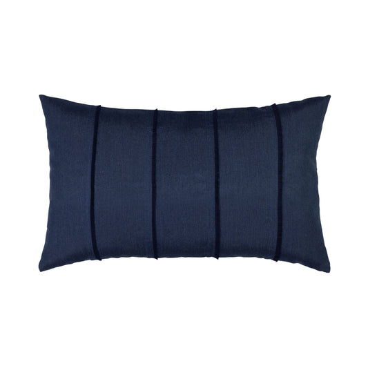 Elaine Smith Quadrille Indigo Lumbar Pillow