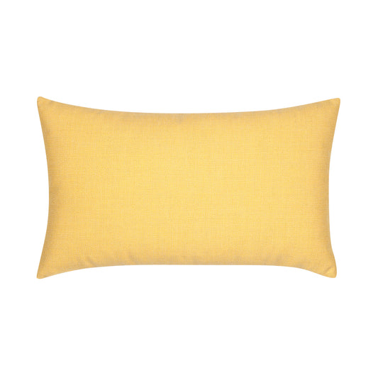 Elaine Smith Solid Lemon Lumbar Pillow