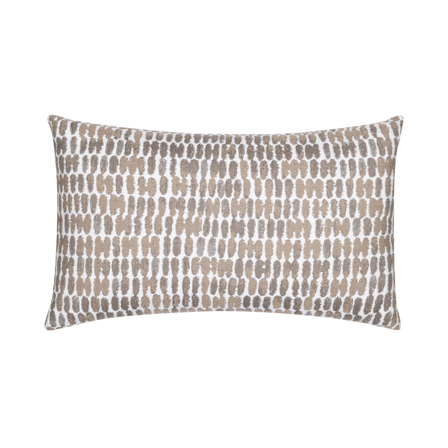 Elaine Smith Thumbprint Latte Lumbar Pillow, image 1