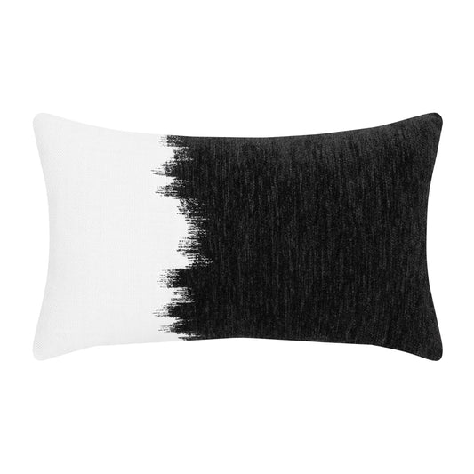 12" x 20" Elaine Smith Pillow  Transition Charcoal