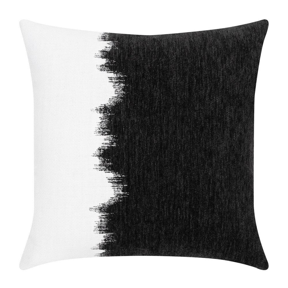 20" Square Elaine Smith Pillow  Transition Charcoal