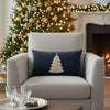 12" x 20" Elaine Smith Pillow Fraser Fir Midnight
