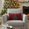 12" x 20" Elaine Smith Pillow Fraser Fir Ruby