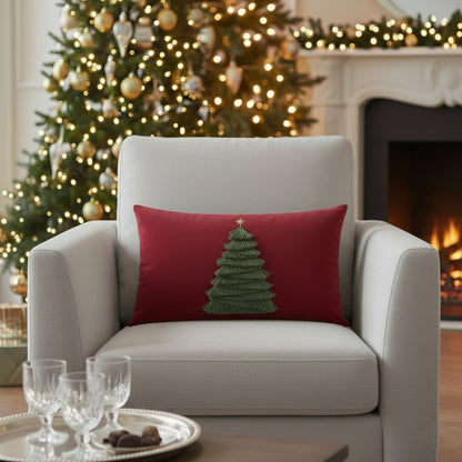 
                  12" x 20" Elaine Smith Pillow Fraser Fir Ruby - Image 3
                