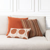 20" Square Elaine Smith Pillow Lush Velvet Spice
