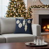 20" Square Elaine Smith Pillow Ornaments Midnight