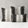 22" Square Elaine Smith Pillow  Resilience Charcoal