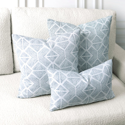 
                  20" Square Elaine Smith Pillow  Bakuba Stream - Image 5
                