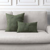 20" Square Elaine Smith Pillow  Basketweave Fern
