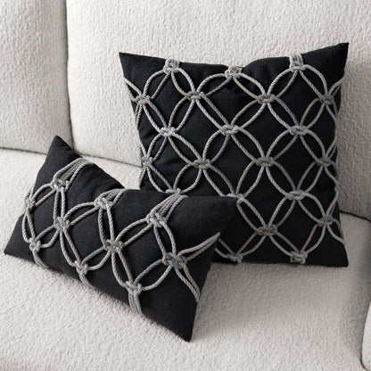 
                  12" x 20" Elaine Smith Pillow Carbon Rope - Image 5
                