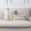 20" Square Elaine Smith Pillow Column Crema