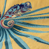 22" Square Elaine Smith Pillow  Chameleon Lagoon