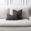 12" x 20" Elaine Smith Pillow Channel Noir
