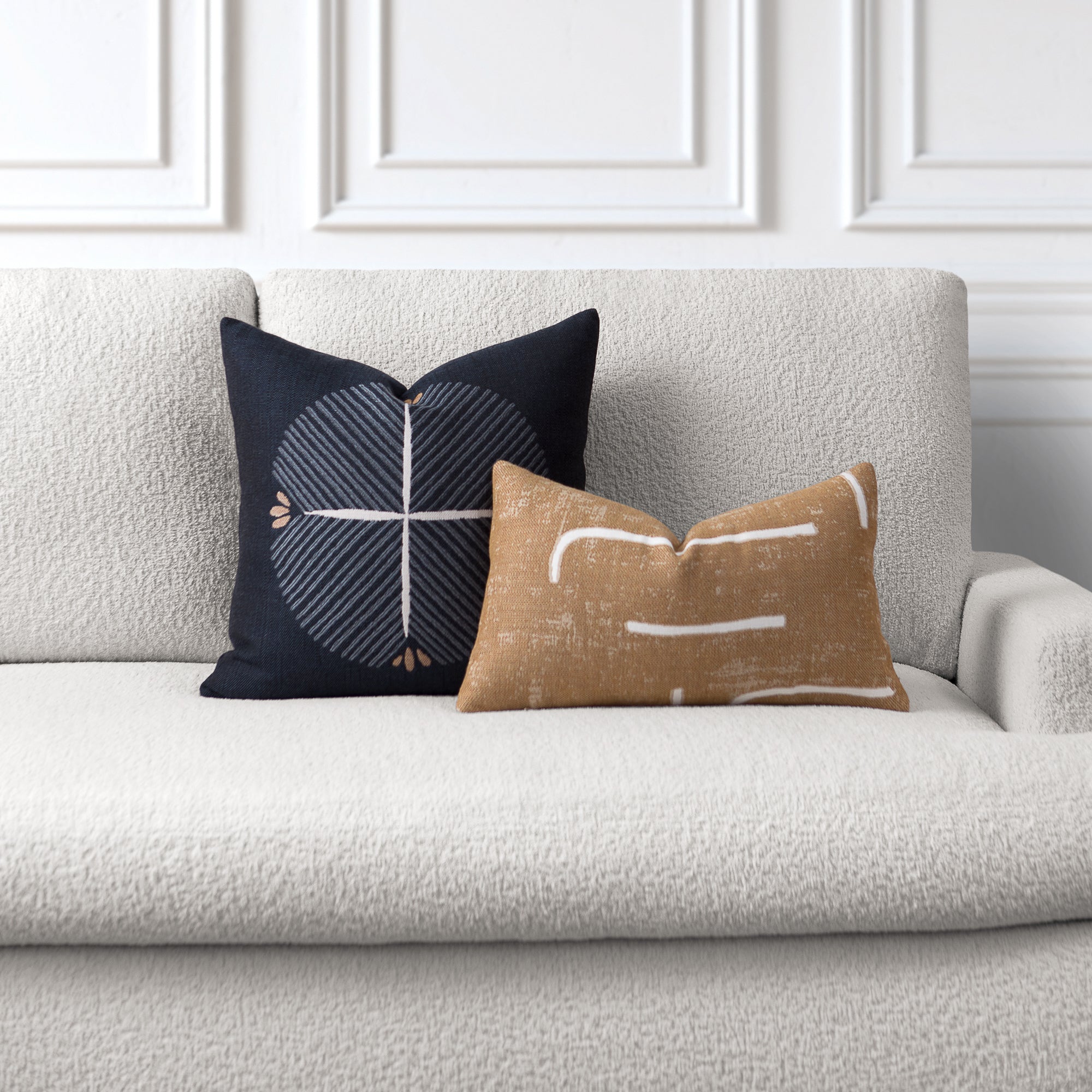 12" x 20" Elaine Smith Pillow Instinct Caramel