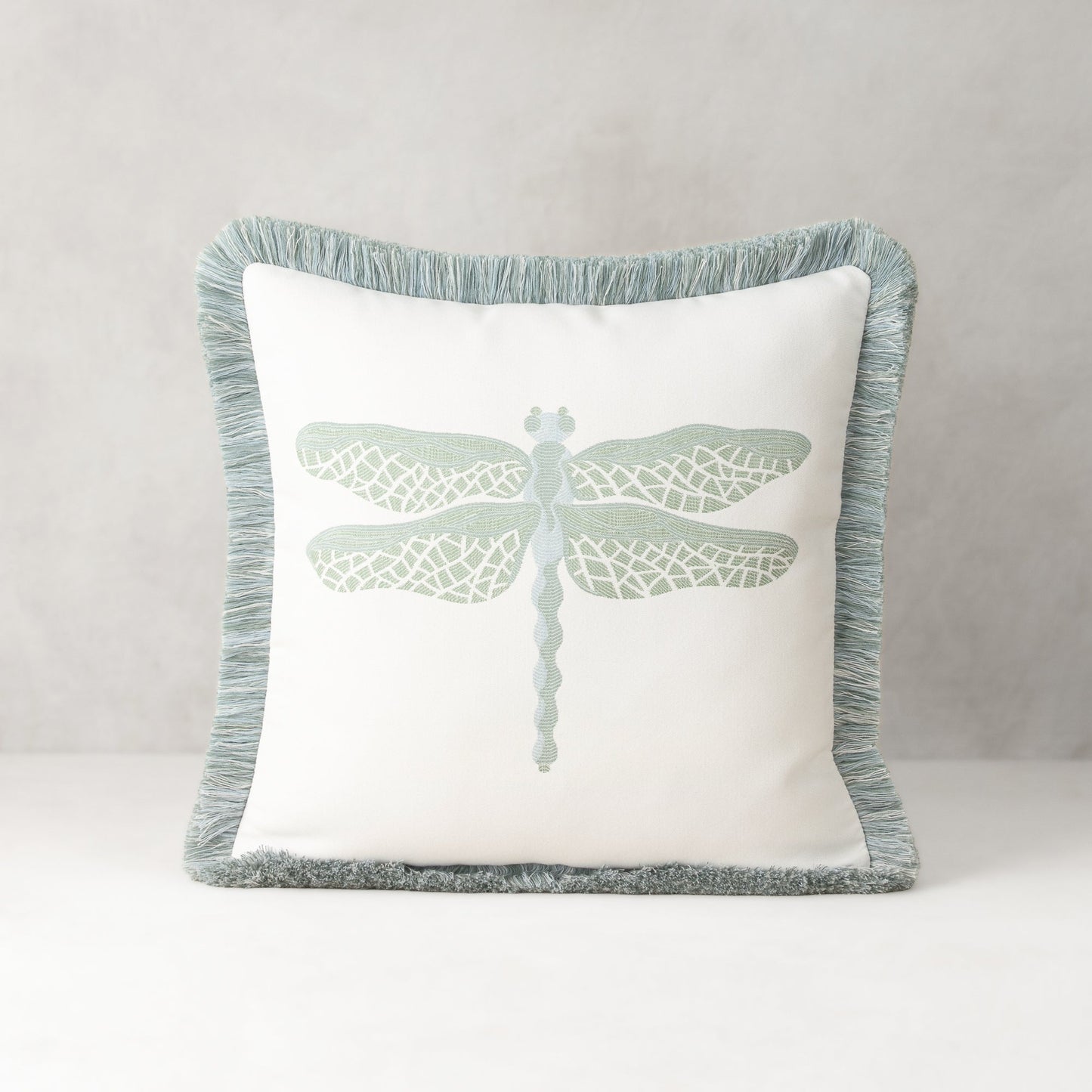 20" Square Elaine Smith Pillow  Dragonfly Surf, image 3