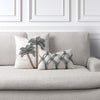 12" x 20" Elaine Smith Pillow Aqua Rope
