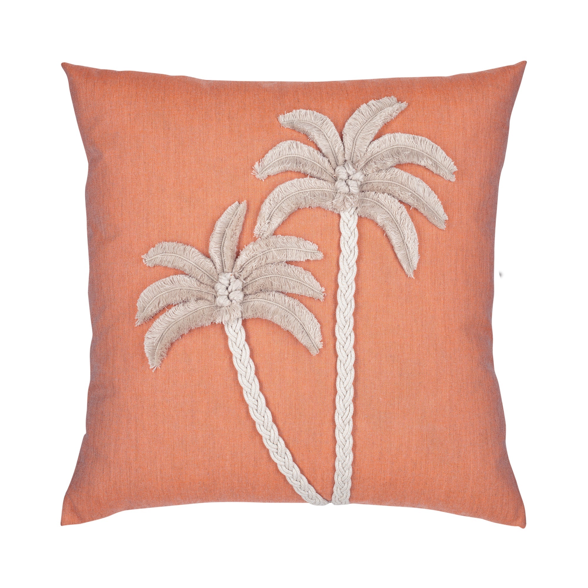 Elaine Smith 22 Square Pillow Escape Coral