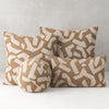 20" Square Elaine Smith Pillow  Fascination Caramel