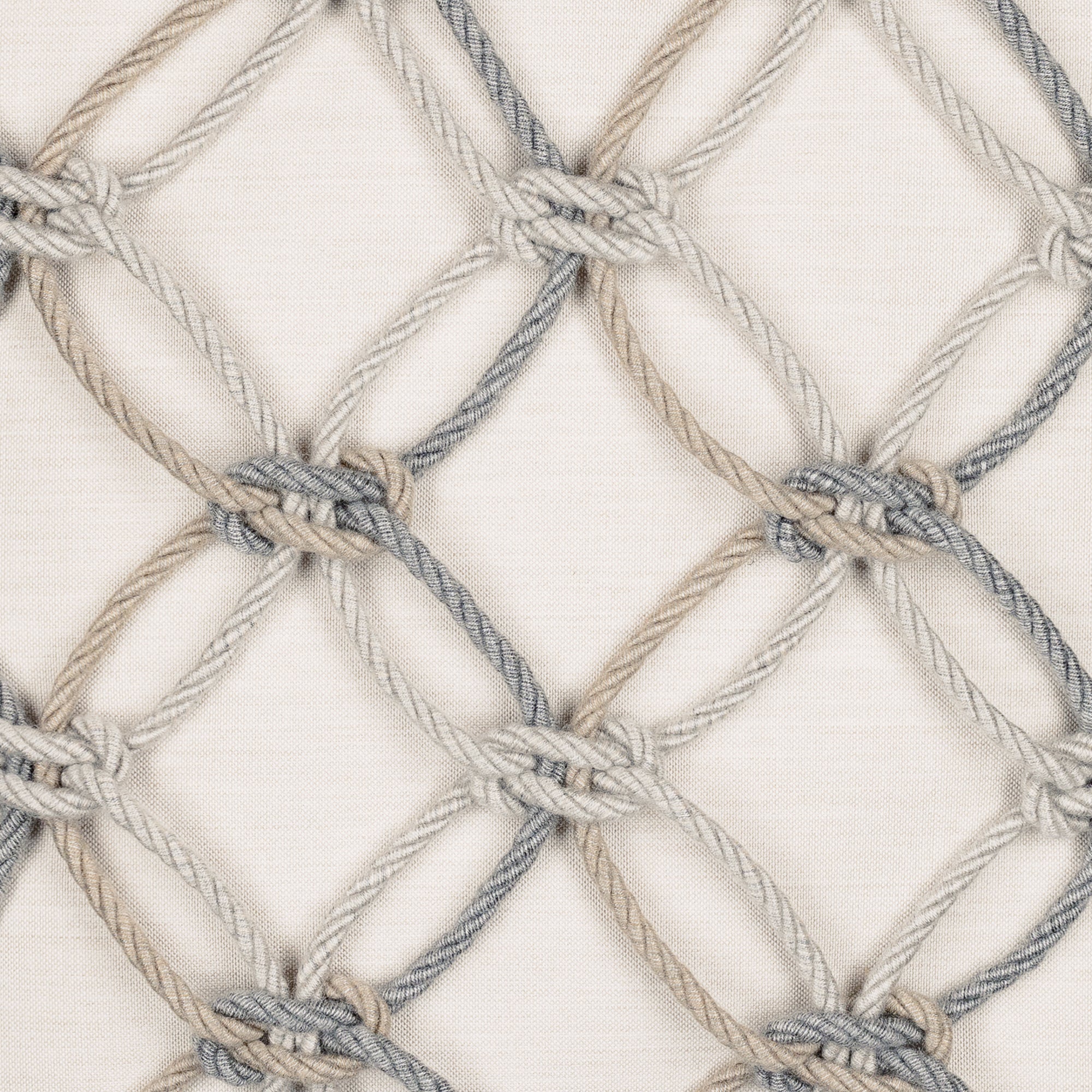 20" Square Elaine Smith Pillow  Grigio Rope